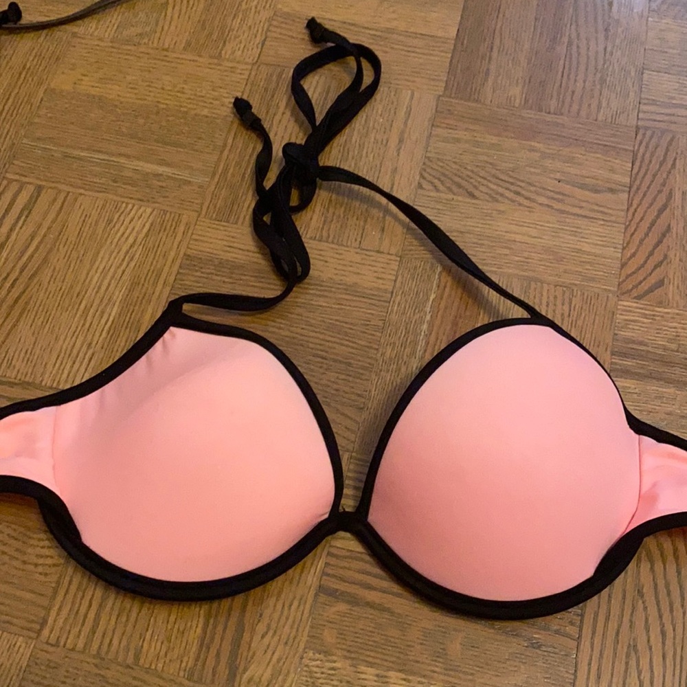 Triangle push up bikini top